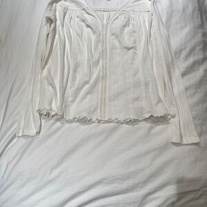 White Long Sleeve Blouse